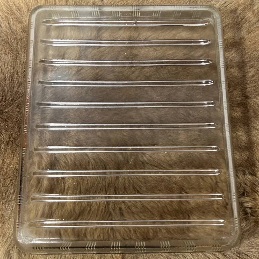 Vintage Large Pyrex Glass Refrigerator Tray 11”X14”